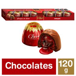 Bombones de Chocolate Cher con Cerezas Al Licor 120 g