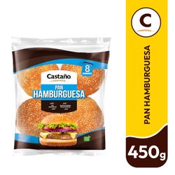 Pan de Hamburguesa Castaño 8 un.
