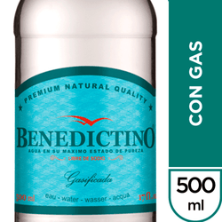 Agua Benedictino Gasificada 500 cc