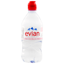 Agua Mineral Evian Sin Gas 750 ml