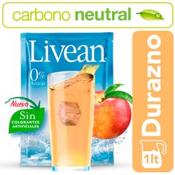 Jugo en Polvo Livean Durazno 7 g