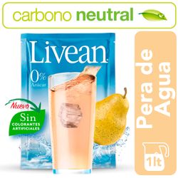 Jugo en Polvo Livean Pera Agua 7 g
