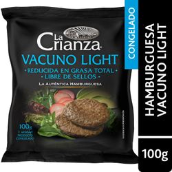 Hamburguesa de Vacuno La Crianza Light 100 g
