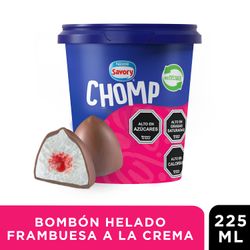 Postre Bombón Helado Chomp Frambuesa A La Crema 225 ml