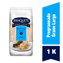 Arroz Grado 1 Banquete Grano Largo Pregraneado 1 kg