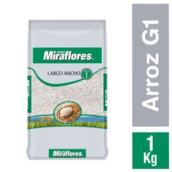 Arroz Grado 1 Miraflores Grano Largo y Ancho 1 kg