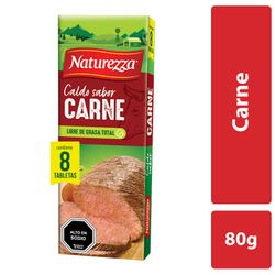 Caldo Carne Naturezza 8 Tabletas