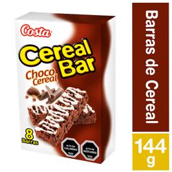 Barra de Cereal Cerealbar Chococereal 8 un. 18 g, 144 g neto