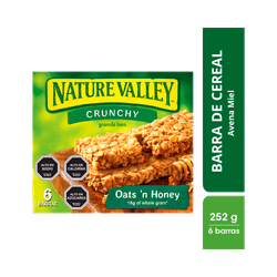 Barra de Cereal Nature Valley Miel 252 g 6 un.