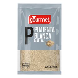 Pimienta Blanca Molida Gourmet Sobre 15 g