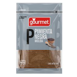 Pimienta Negra Gourmet Molida Sobre 100 g