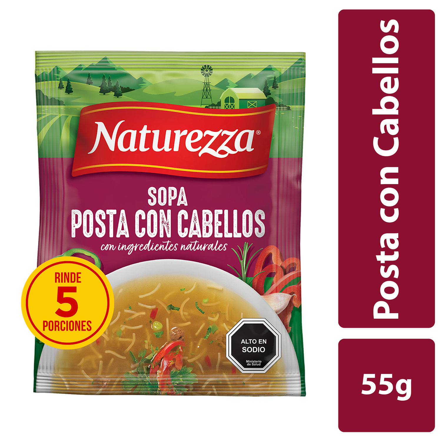 Sopa Naturezza Posta Cabello 55 g