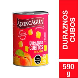 Duraznos Aconcagua en Cubitos 340 g drenado, 590 g neto