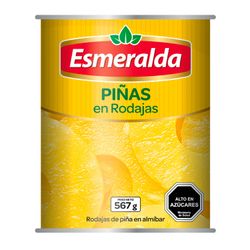 Piñas en Conserva Esmeralda Rodajas 340 g drenado