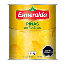 Piñas en Conserva Esmeralda Rodajas 425 g drenado