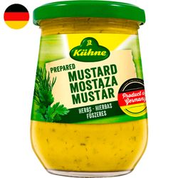 Mostaza Kühne con Hierbas Eneldo y Perejil 250 cc