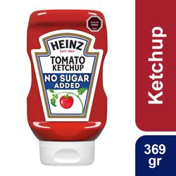 Kétchup Heinz Tomato Kétchup Sin Azúcar Squeeze 369 g