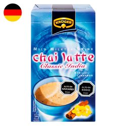 Té Chai Latte Krüger Classic India Vainilla Chocolate 100 g 10 un.