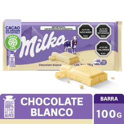Chocolate Blanco Milka 100 g