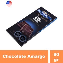 Chocolate Amargo Ghirardelli 86% Cacao 90 g