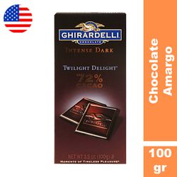 Chocolate Amargo Ghirardelli 72% Cacao 100 g