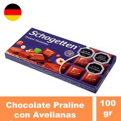 Chocolate de Leche Schogetten Praliné con Nuez 100 g