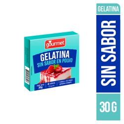 Gelatina Sin Sabor Caja en Polvo 30 g
