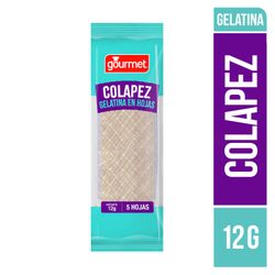 Gelatina Sin Sabor Gourmet Sachet 12 g Colapez 5 Hojas