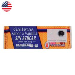 Galletas Oblea Voortman Vainilla Libre de Azúcar 255 g