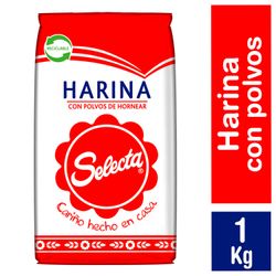 Harina Selecta con Polvos de Hornear 1 kg