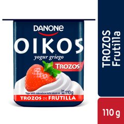 Yogurt Griego Danone Oikos Trozos Frutilla 110 g
