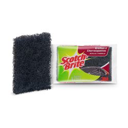 Esponja Scotch-Brite Fibra Parrilla 1 un.