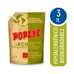 Detergente Líquido Popeye Ecofriendly Matic 3 L