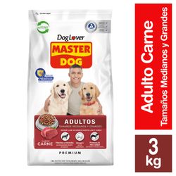Alimento Perro Adulto Master Dog Carne 3 kg