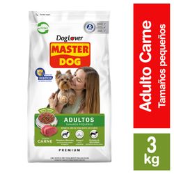 Alimento Perro Adulto Master Dog Razas Pequeñas Carne 3 kg