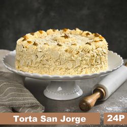 Torta Hojarasca, Crema, Lúcuma, Manjar 24 Porciones