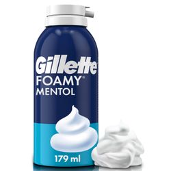 Espuma de Afeitar Gillette Foamy Mentol 179 ml