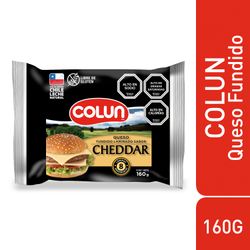 Queso Cheddar Colun Laminado 160 g