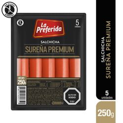 Salchichas Sureñas La Preferida 5 un. 250 g - Jumbo - $2.850