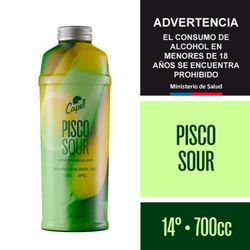 Cóctel Capel Sour 14° 700 cc