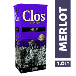 Vino Clos de Pirque Merlot Caja 1 L