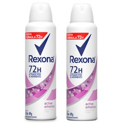 Desodorante Spray Rexona Active Emotion 90 g 2 un.