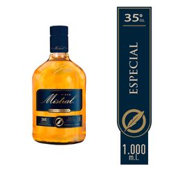 Pisco Mistral Añejado en Roble 35° Botella 1 L
