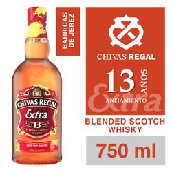 Whisky Chivas Regal Extra 13 Años 40° Emocional 750 cc