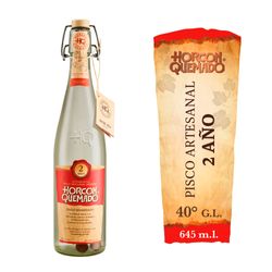 Pisco Horcón Quemado 40° 645 cc
