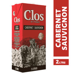 Vino Clos de Pirque Cabernet Sauvignon Caja 2 L