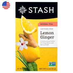Té Lemon Ginger Stash 34 g 20 un.