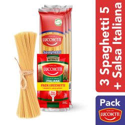 Pack 3 Spaghetti Luchetti + Salsa Doypack 220 g