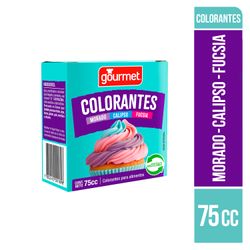 Colorantes Morado, Celeste y Fucsia 25 ml 3 un.