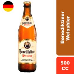 Cerveza Benediktiner Weissbier 4.0° 500 cc